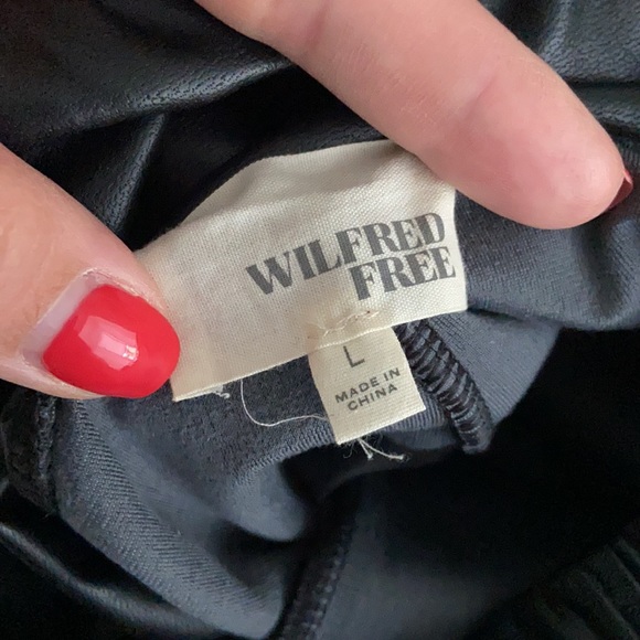 Wilfred Free Leather Leggings - Picture 2 of 2